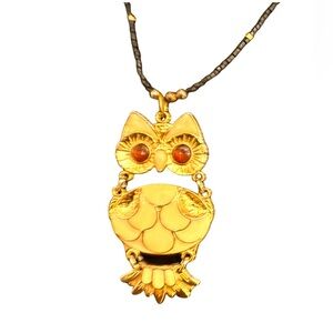 Small Vintage Articulated Owl